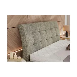mks möbel Polsterbett mit Bettkasten ¦ grau ¦ Maße (cm): B: 208 H: 101