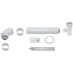 Vaillant Basis-Anschluss-Set  Ø 60/100 mm, konzentrisch, DN 80 im Schacht, PP