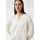 Comma, Satinbluse mit V-Ausschnitt und feinen Rippdetails Beige 34