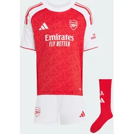 adidas FC Arsenal 25/26 Kids, Mini-Heimausrüstung - Better Scarlet / White - 110
