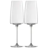 Schott Zwiesel ZWIESEL GLAS Sektglas Vivid Senses 388 ml Glas Transparent Klar