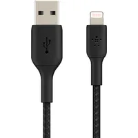 Belkin BoostCharge Braided USB-A to Lightning 0.15m schwarz