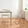 [en.casa] Stühle, Pornainen 2er Set Rosa, transparent