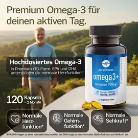 Purefitness Omega 3+ Kapseln 120 St.