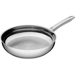 Bratpfanne WMF "Profi Induktion, unbeschichtet, ideal für scharfes Anbraten", silber (edelstahlfarben), H:6cm Ø:28cm, Pfannen, unbeschichtet, ideal für scharfes Anbraten, Induktion