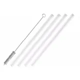 LEONARDO GK/4 Glastrinkhalme 20 +Bürste