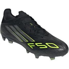 adidas F50 Pro Firm Ground Herren Core Black/Iron Met./Lemon 43 1/3