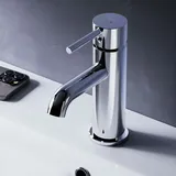 AM.PM Wasserhahn Bad, Waschtischarmatur Chrom, Badarmatur aus Messing, Waschbecken Armatur Badezimmer, Einhebelmischer, Mischbatterie Waschbecken, AM.PM Spike