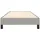 vidaXL Boxspringbett Hellgrau 100x200 cm Stoff1370749