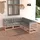 vidaXL Garten-Lounge-Set 5-tlg. grau