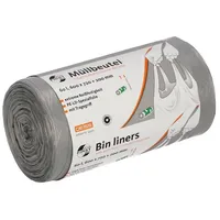 Deiss 50 Müllbeutel aus Recyclingmaterial mit Tragegriffen »FIRST PLUS