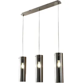 Fabas Luce Sintesi 3-flg. 60W 40 cm rund grau transparent