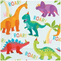 Procos Dino Party zweilagige Papierservietten