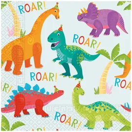 Procos Dino Party zweilagige Papierservietten
