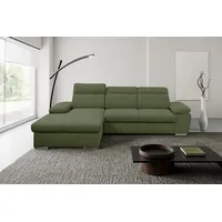 werk2 Eckcouch Polyester 2-Sitzer Grün