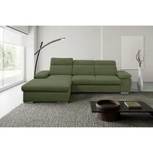 werk2 Eckcouch Polyester 2-Sitzer Grün