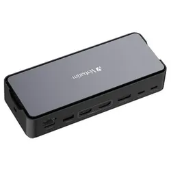 Docking Station, USB-C Pro, CDS-15S, 15-Port 4x USB 2.0/3.2-A, 2x USB 3.2-C, 2x HDMI 8K