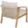 MCW MCW-P82 Loungeset Holz-Optik creme