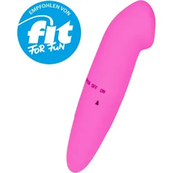 Vibrator mit abgeflachter Spitze, 12 cm, pink