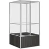 VidaXL Vogelkäfig Verzinkter Stahl Vogelvoliere Vogelhaus mehrere Auswahl 1,11 m, 1,07 m, 2,115 m