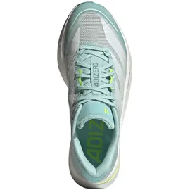adidas Adizero Boston 13 Damen Aqua/Zero Metallic/Lucid Lemon 40