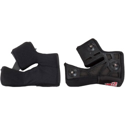 Bell Race Star/Pro Star, Wangenpolster 3fache-Dichte - Schwarz - 30 mm