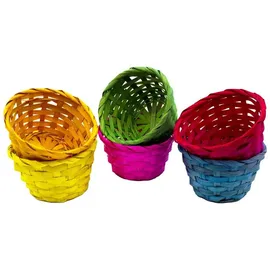Eduplay Bambus Körbchen 6er Set farbig