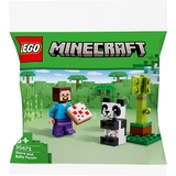 LEGO Minecraft Steve mit Baby-Panda