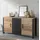 Home Affaire Sideboard "Olin WM", schwarz (appenzeller fichte, appenzeller fichte, schwarz supermatt), B:147cm H:79cm T:43cm, Sideboards, Sideboard