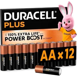 Duracell Plus Einwegbatterie AA Alkali