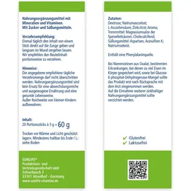 Sunlife Vitamin C 1000 mg hochdosiert Granulat 20 Sticks