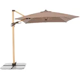 Doppler Alu Wood Ultra AX Pendel 300 x 220 cm greige