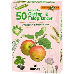 Moses Kartenspiel 50 heimische Garten- & Feldpflanzen