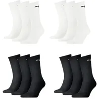 Puma Sportsocken Regular Crew Socken Sport 12-Pack 6 schwarz