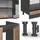Vicco Eckküche Goldkraft Eiche 257 x 60 cm J-Shapeohne Arbeitsplatte