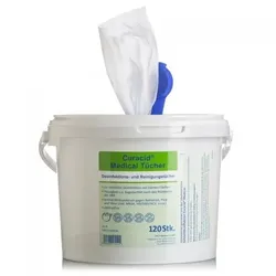 Blanc HYGIENIC Desinfektionstücher im Eimer - 480 Tücher getränkt mit Desinfektion (4 Eimer á 120 Tücher)