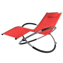 TSGPS Gartenliege Schaukelliege klappbar 0 x 0 x 0 cm Rot