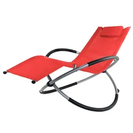 TSGPS Gartenliege Schaukelliege klappbar 0 x 0 x 0 cm Rot