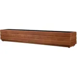 Alfalux Pflanzkasten 110 x 17 x 17 cm Nussbraun