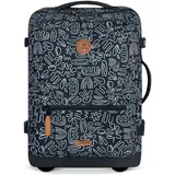 Cabaia Soft Suitcase Essentials Trolley S 2-Rollen 51 cm / 48 l schwarz