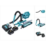 Makita DCL 184 RG Akku Staubsauger 18 V 54 mbar 0,5 l + 2x Akku 6,0 Ah + Ladegerät