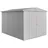 2,44 x 3,00 m silber-metallic