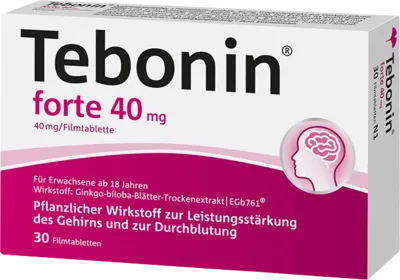 Preisvergleich Produktbild TEBONIN forte 40 mg Filmtabletten 30 St