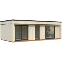 Palmako Gartenhaus Johanna 31,8 m² inkl. Fußboden, natur