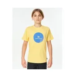 Rip Curl Kinder Tshirt Corp Icon gelb