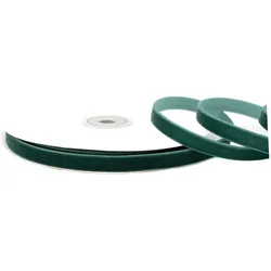 Creativery 10mm Samtband 10m Schmuckband Geschenkband Schleifenband Stoffband Dunkelgrün