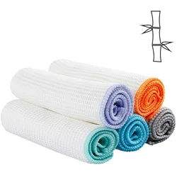 Muxel Das etwas andere Kosmetik-Tuch Reinigungstuch Babytuch 5 Pflegetücher aus 100% Bambus