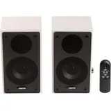 Fonestar CLASS-220B, PC Lautsprecher, Schwarz, Weiss