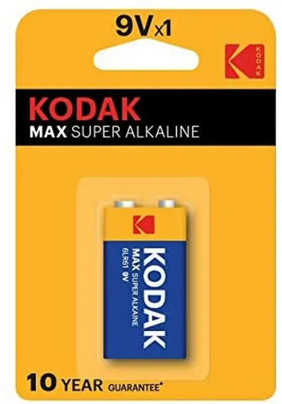KODAK - MAX ALKALINE BATTERIE 9V LR61
