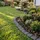GARDENIX Rasenkante 240 x 10 x 10 cm  grau